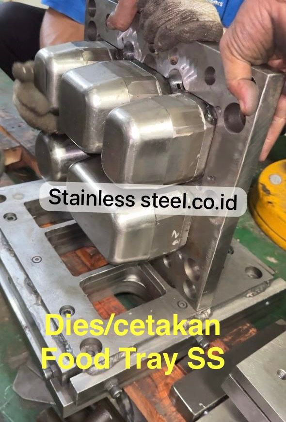 Pabrik Nampan Stainless 5 Sekat