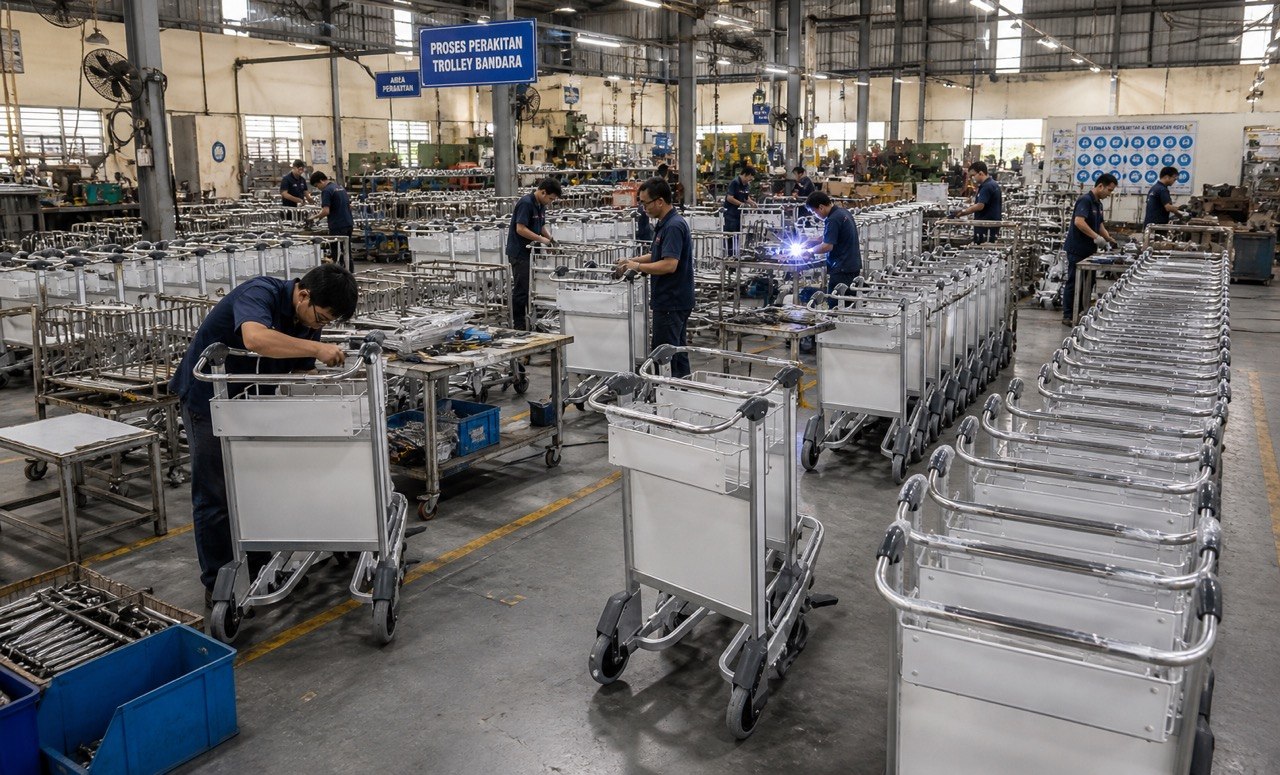 Jasa Pembuatan Trolley Bandara